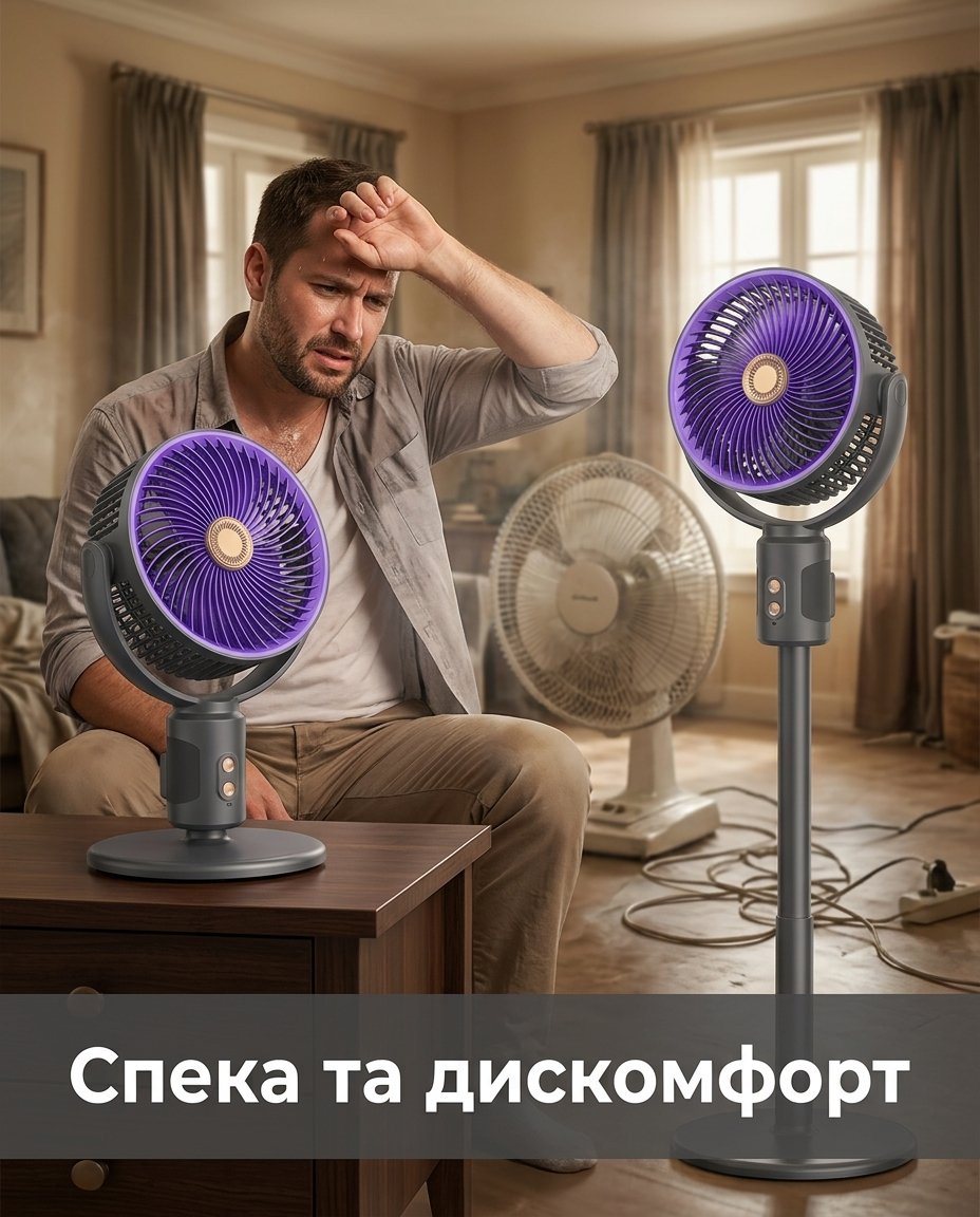 magazi.shop Мобільний вентилятор