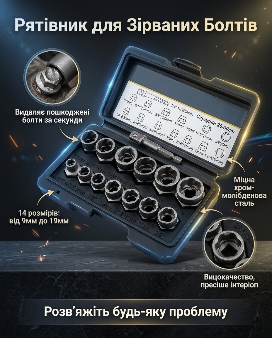magazi.shop Знімач зірваних болтів