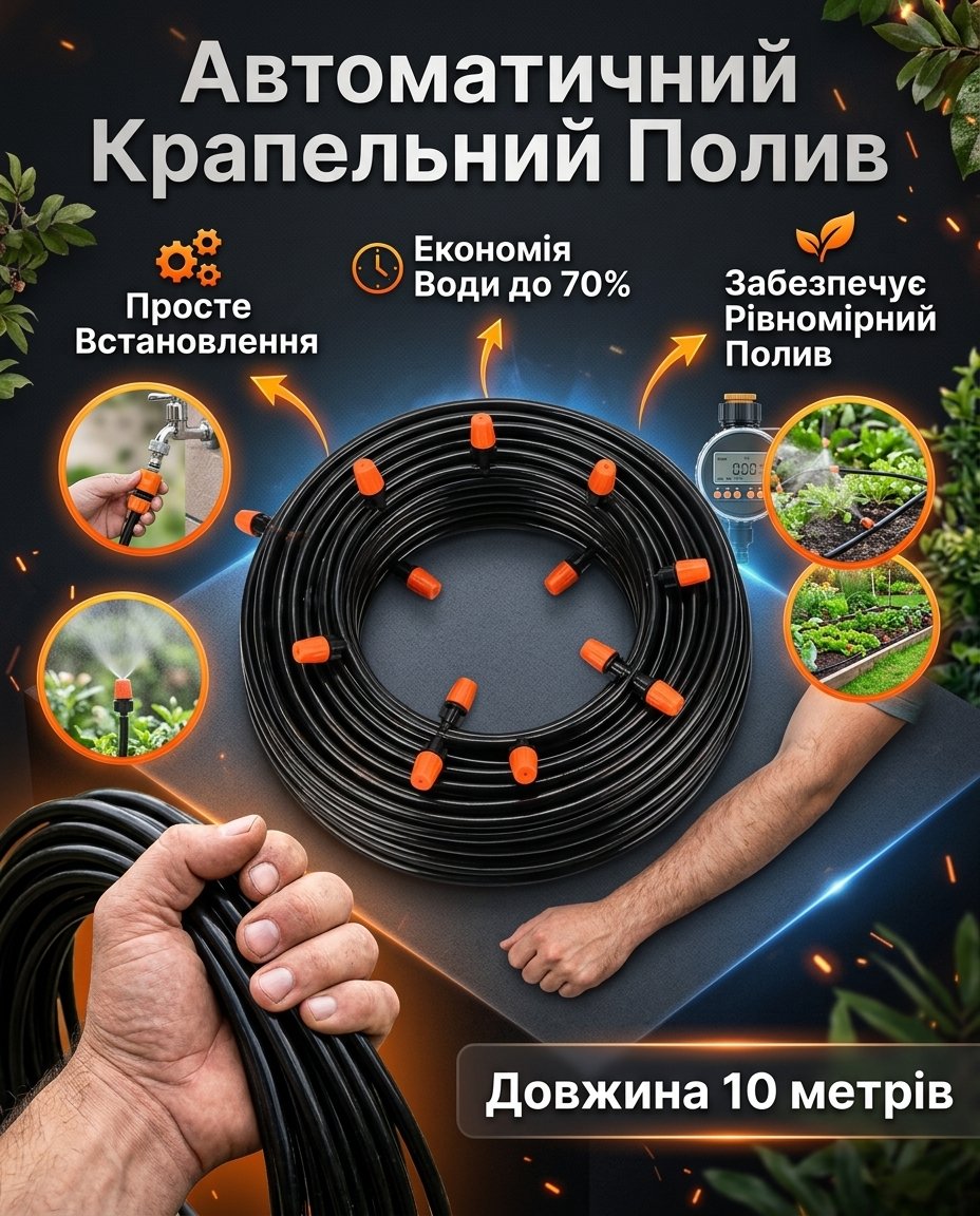 magazi.shop Автоматичний крапельний полив